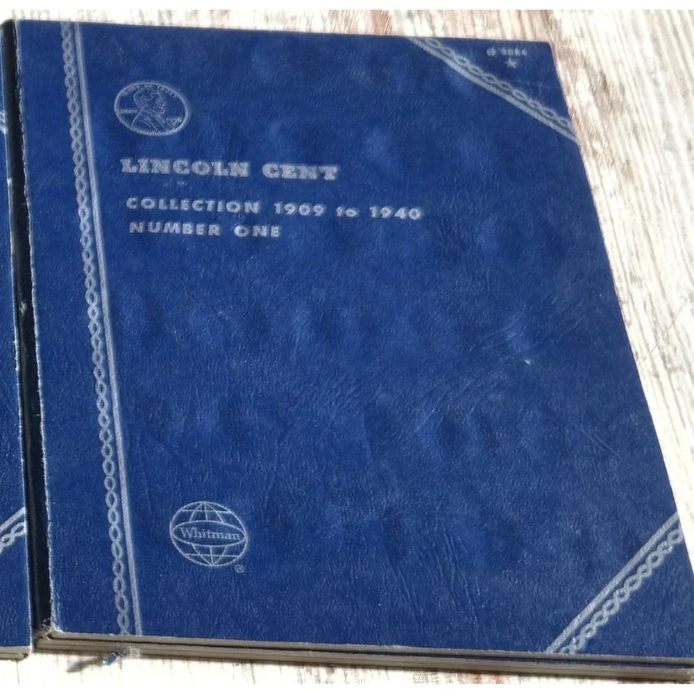 Whitman Lincoln Cent Coin Folder 1909-1940 No 1 Empty Album 9004 Blue Vintage